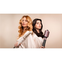 Bamba CeramicCare AirGlam Black - Hajformázó és hajszárító / 03464